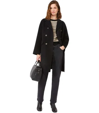 Weekend Max Mara Omens Wmm Zolfo Db Padded Coat Black In Black