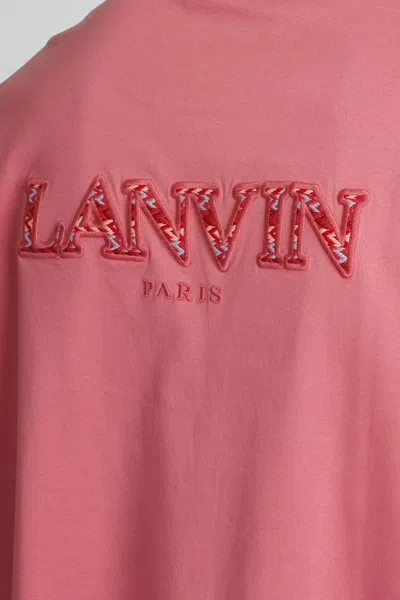 Lanvin T-shirt In Pink