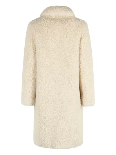 Rrd Textured Coat In Neutral