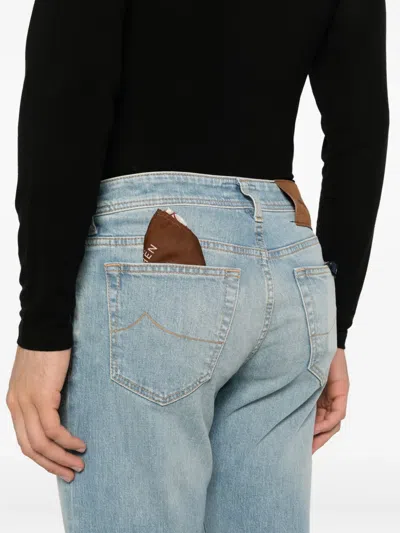 Jacob Cohen Bard Button Jeans In Green