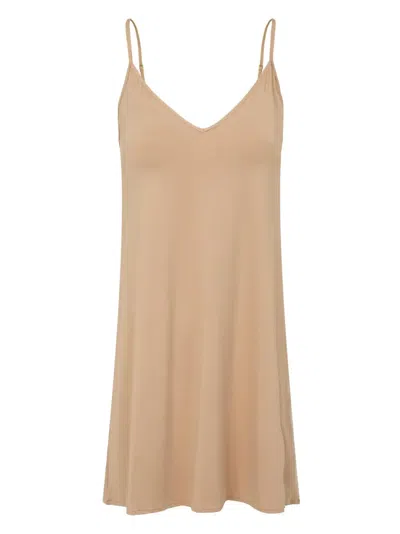 Lenny Niemeyer V-neck Slip Dress In Neutral