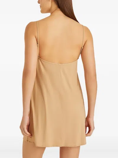Lenny Niemeyer V-neck Slip Dress In Neutral