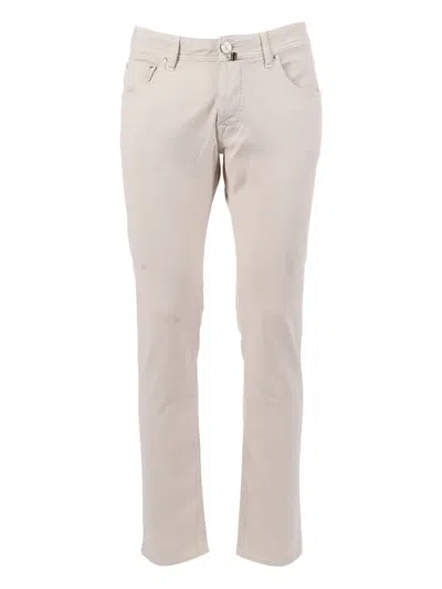Jacob Cohen Nick Five-pocket Jeans In Neutral