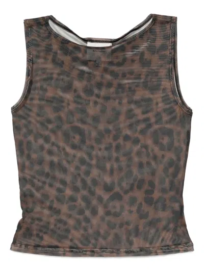 Reformation Dusk Top In Brown