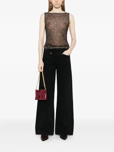 Reformation Dusk Top In Brown