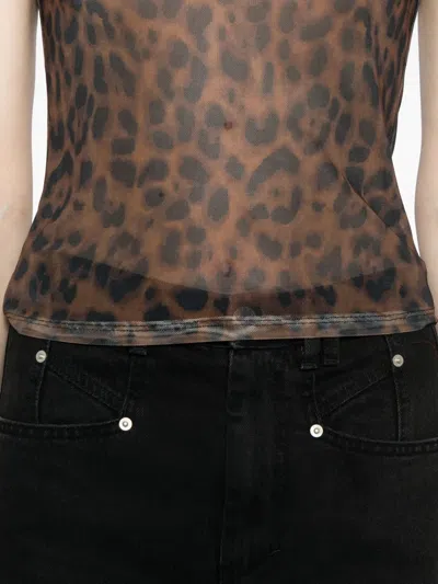 Reformation Dusk Top In Brown