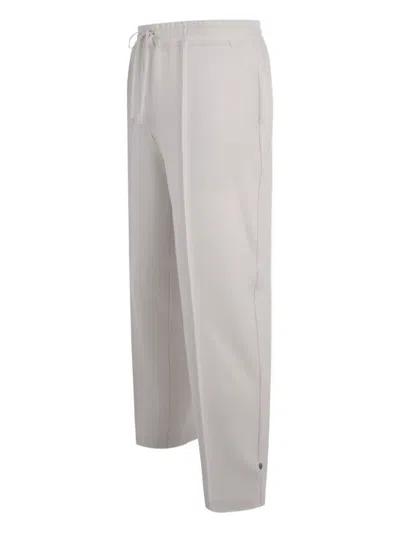 Eleventy Drawstring Track Pants In Gray