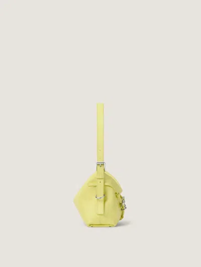 Givenchy Mini Voyou Shoulder Bag With Adjustable Strap In Yellow
