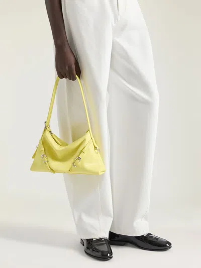 Givenchy Mini Voyou Shoulder Bag With Adjustable Strap In Yellow