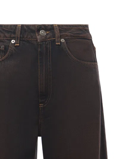 Dondup Beatrix Cuffed Jeans In Brown