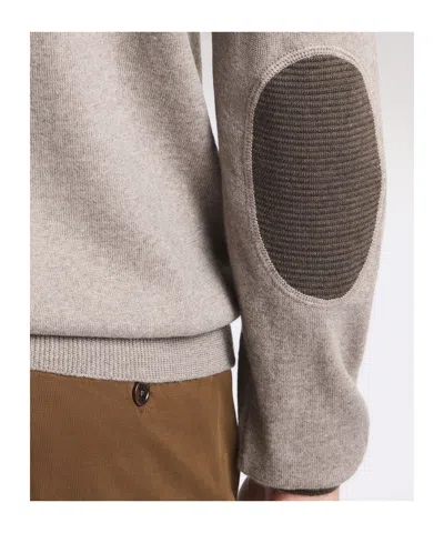Fay Virgin Wool Sweater In Brown