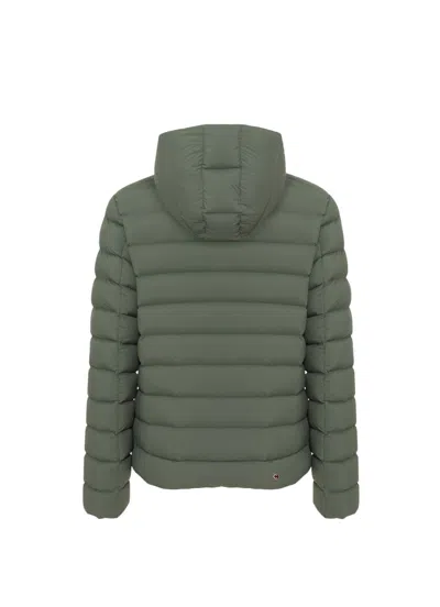 Colmar Long-sleeved Hooded Down Jacket In Green