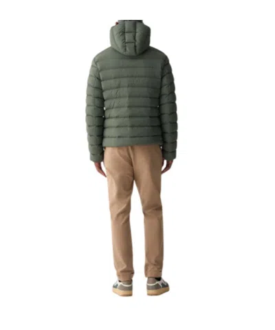 Colmar Long-sleeved Hooded Down Jacket In Green