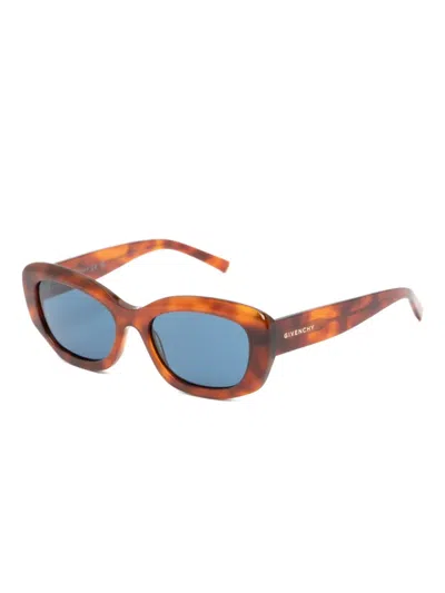 Givenchy Rectangle-frame Sunglasses In Brown