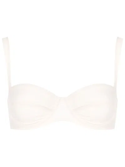 Lenny Niemeyer Half Cup Bikini Top In White
