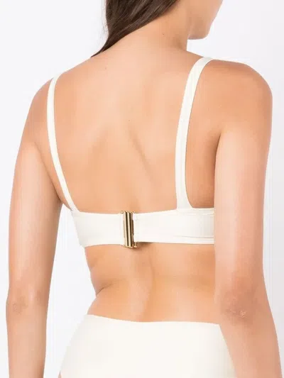 Lenny Niemeyer Half Cup Bikini Top In White