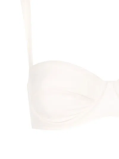 Lenny Niemeyer Half Cup Bikini Top In White