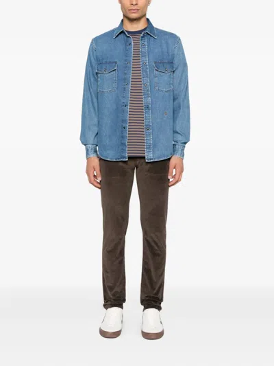 Jacob Cohen 5 Pockets Slim Fit Pants In Brown