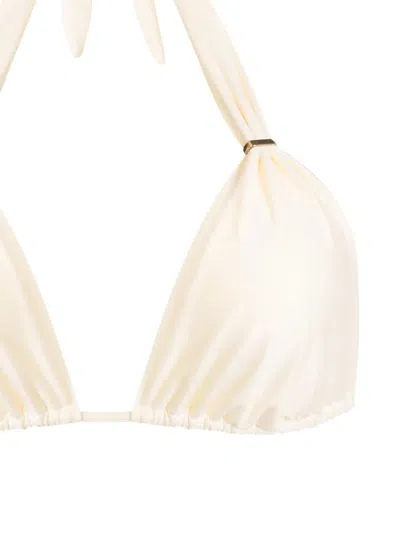 Lenny Niemeyer Halterneck Bikini Top In Neutral