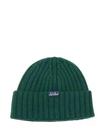 Mc2 Saint Barth X Peanuts Wengen Jr Ribbed Beanie Hat In Green