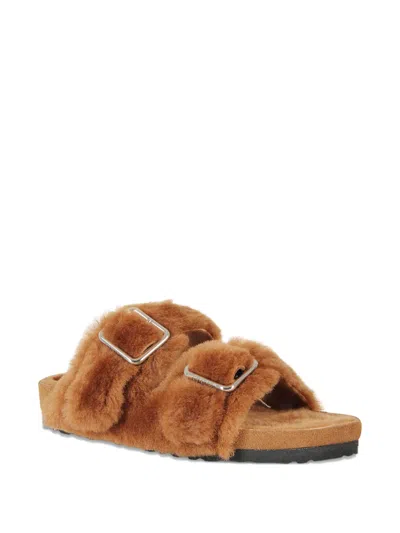 Birkenstock Becomes Berlin Arizona Shearling 1774 In Brown