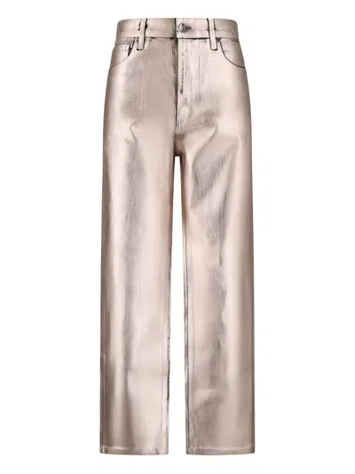 Frame Belt-loop Trousers In Gold