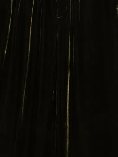 Closed Velvet Trousers In Green