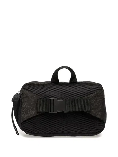 Adidas Originals Logo Webbing Belt Bag In Black
