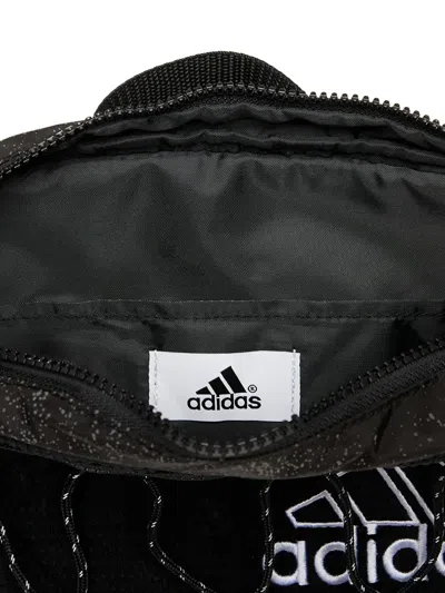 Adidas Originals Logo Webbing Belt Bag In Black