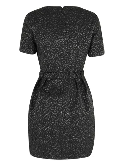 Pinko Araceli Belted Mini Dress In Black