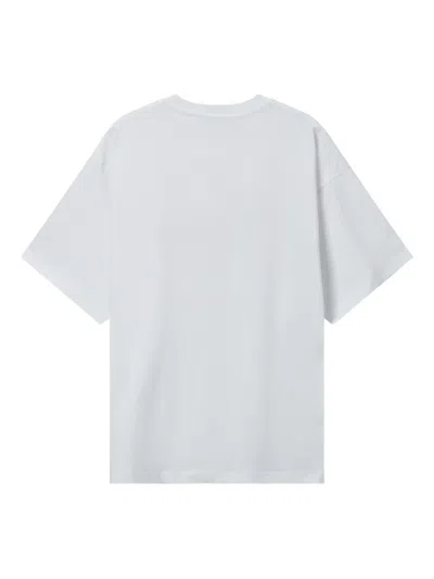 We11 Done Logo T-shirt In Gray