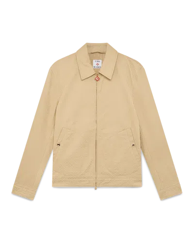 Casablanca Paris Cotton Monogram Jacquard Jacket In Multi