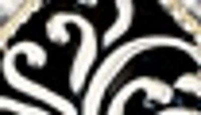 Samuel B. Sterling Silver & 18k Gold Marquise Shape Scrollwork Design Pendant In Multi