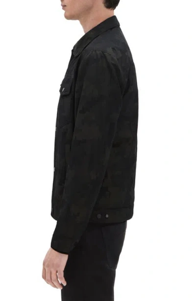 Robert Barakett Canning Camo Jacket In Black