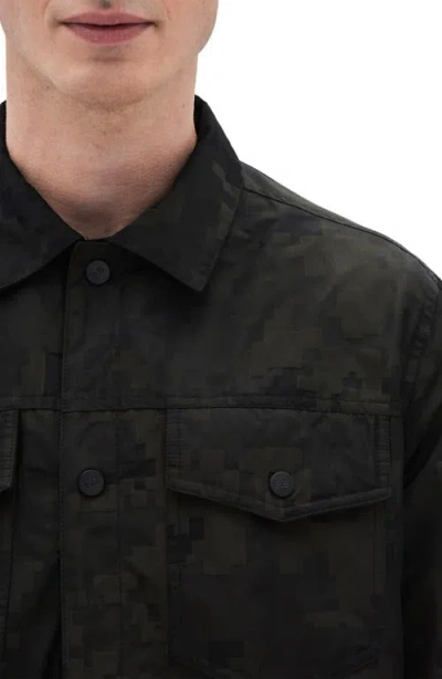 Robert Barakett Canning Camo Jacket In Black