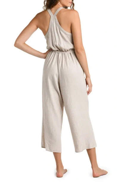 La Blanca Delphine Cover-up Jumpsuit In Neutral