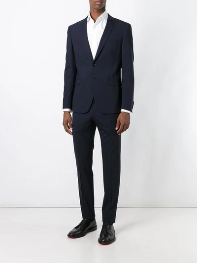 Shop Tonello Two-piece Slim Fit Suit In Blue