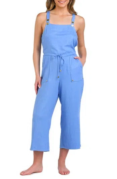 La Blanca Delphine Cover-up Jumpsuit In Blue