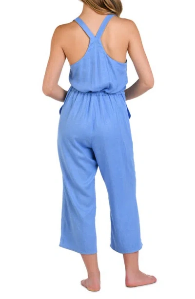 La Blanca Delphine Cover-up Jumpsuit In Blue