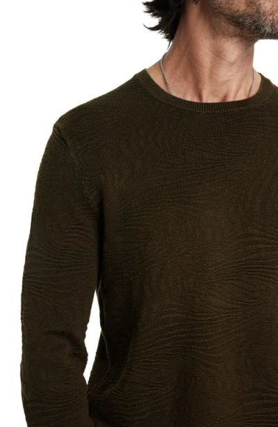 John Varvatos Mercer Wave Long Sleeve T-shirt In Brown