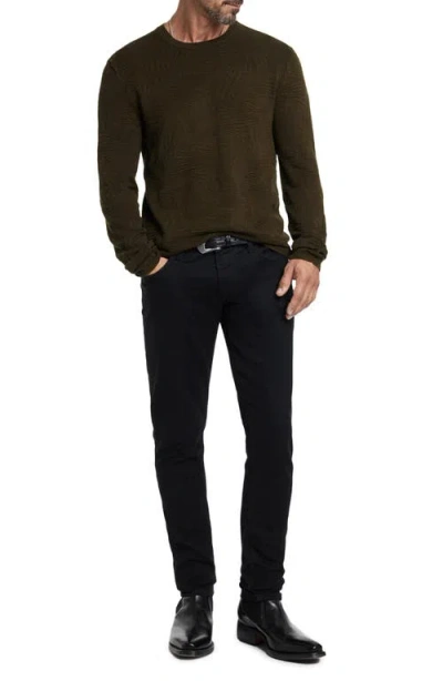 John Varvatos Mercer Wave Long Sleeve T-shirt In Brown