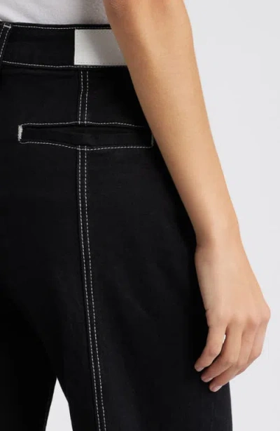 Rails Getty High Waist Crop Utility Jeans In Black