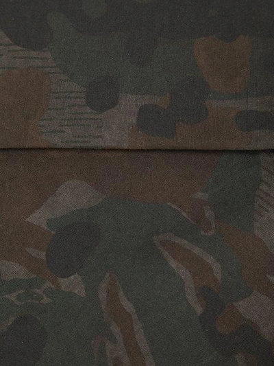 Shop 11 By Boris Bidjan Saberi Camouflage Scarf - Green