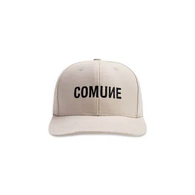 Comune Men's Neutrals Logo Classic Cap In Neutral