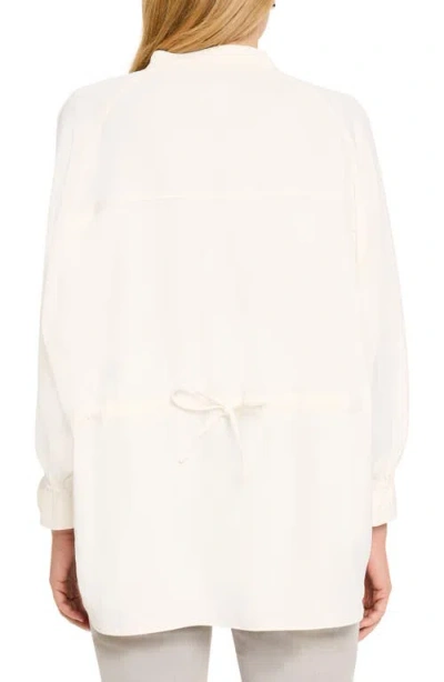 Nic + Zoe Nic+zoe Breezy Drawstring Back Top In White