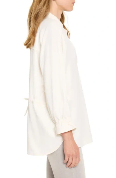 Nic + Zoe Nic+zoe Breezy Drawstring Back Top In White