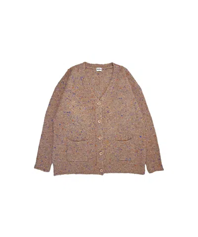 Mabli Women's Sprinkles Cardigan - Rainbow Earth In Brown