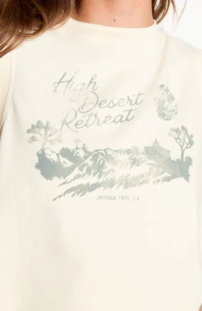 Spiritual Gangster Retreat Crawford Crop Tank In White