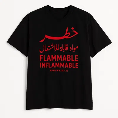 Born In Exile Women's Hazard T-shirt - Black In Black