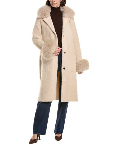Nvlt Elegant Coat In Neutral